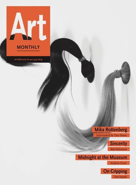 Art Monthly – October 2018 Cover