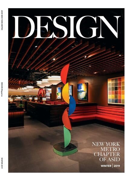 Asid New York Metro Chapter Design Magazine – Winter 2019-2020 Cover