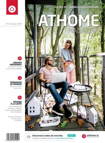 atHome Magazine – Printemps 2020 Cover