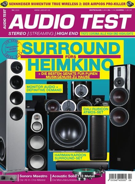 Audio Test – Nr.4 2020 Cover