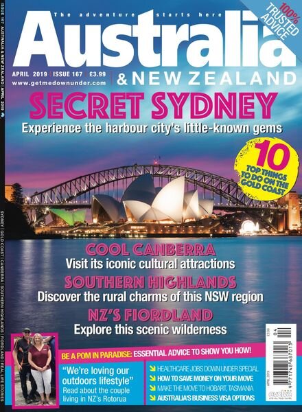 Australia & New Zealand – April 2019 Cover