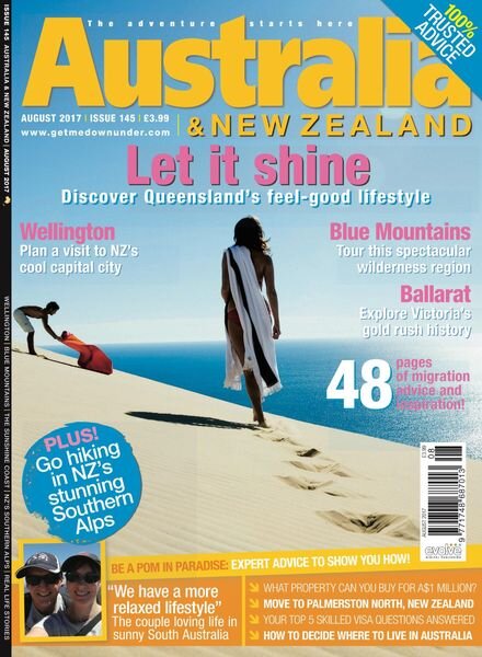 Australia & New Zealand – August 2017 Cover