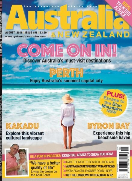 Australia & New Zealand – August 2018 Cover