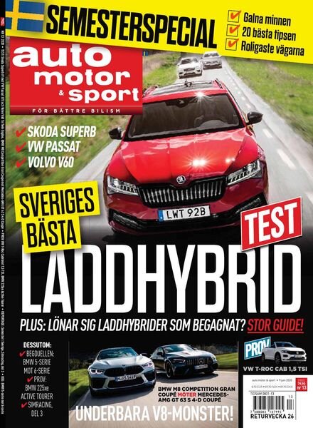 Auto Motor & Sport Sverige – 09 juni 2020 Cover