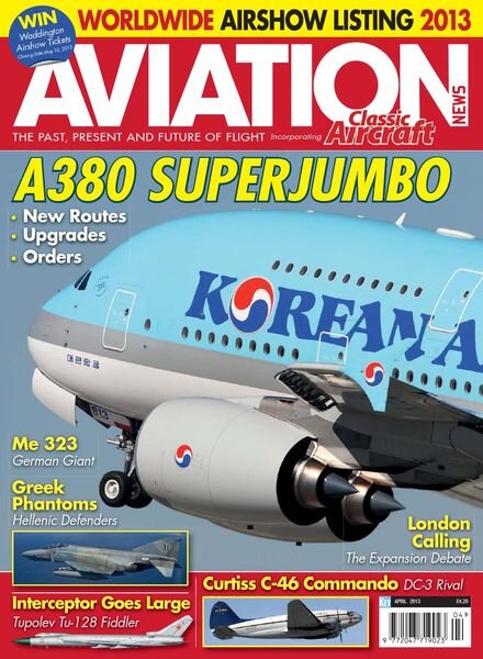 Aviation News – April 2013 Cover