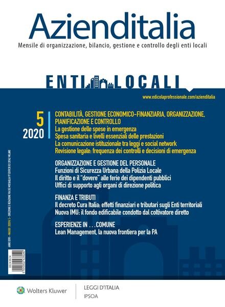 Azienditalia – Maggio 2020 Cover