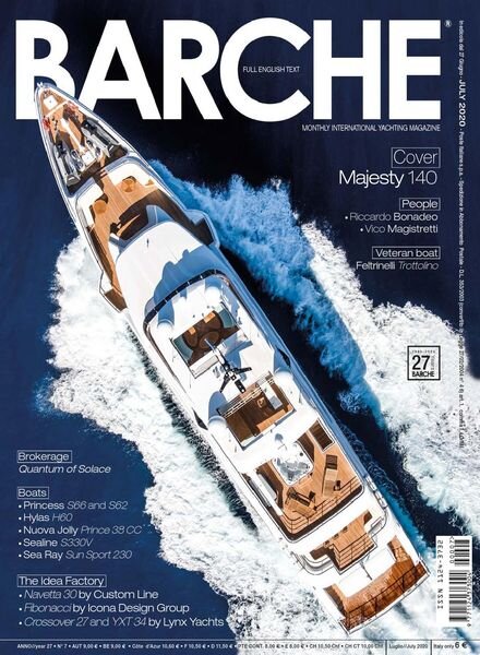 Barche Magazine – Luglio 2020 Cover
