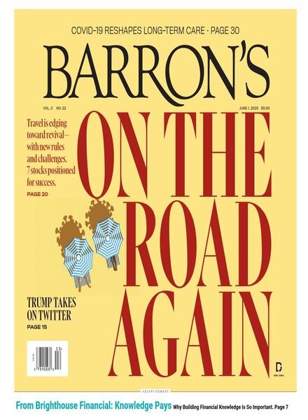 Barron’s – 01 June 2020 Cover