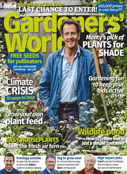 BBC Gardeners’ World – June 2020 Cover