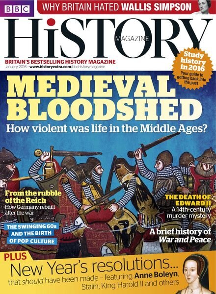 BBC History UK – January 2016 Cover