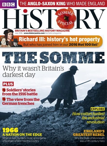 BBC History UK – July 2016 Cover