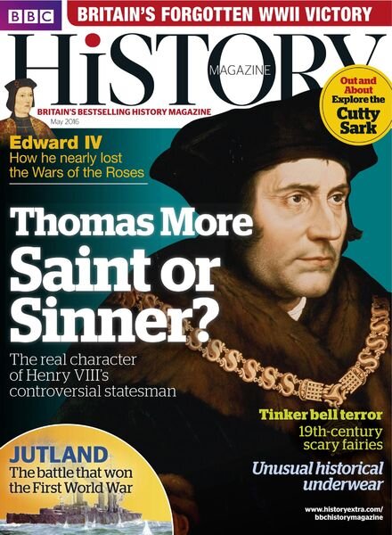 BBC History UK – May 2016 Cover