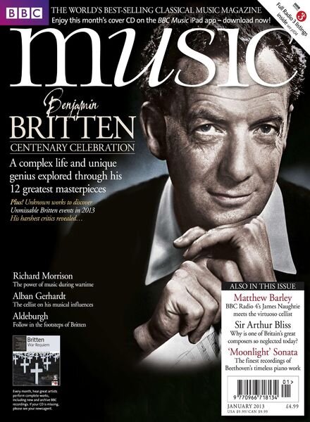 BBC Music – January 2013 Cover
