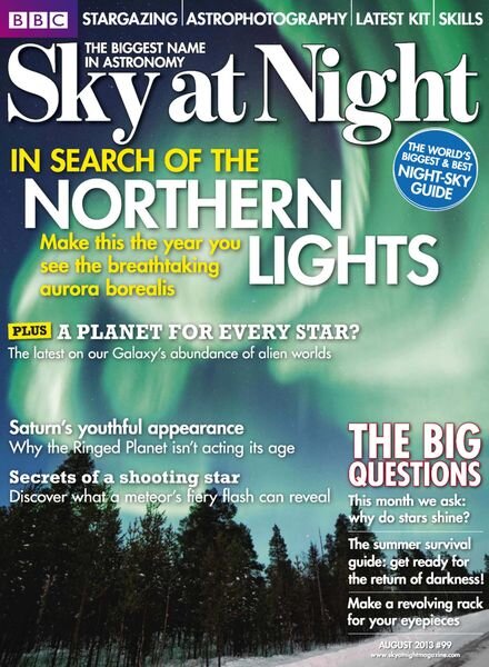 BBC Sky at Night – August 2013 Cover