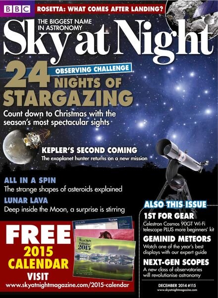 BBC Sky at Night – December 2014 Cover