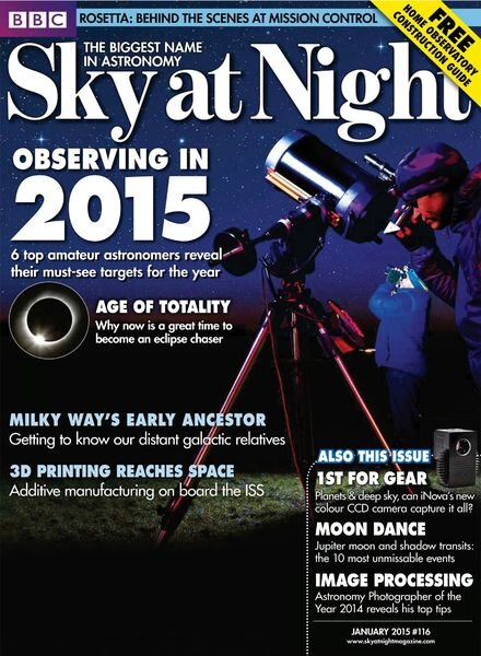 BBC Sky at Night – January 2015 Cover
