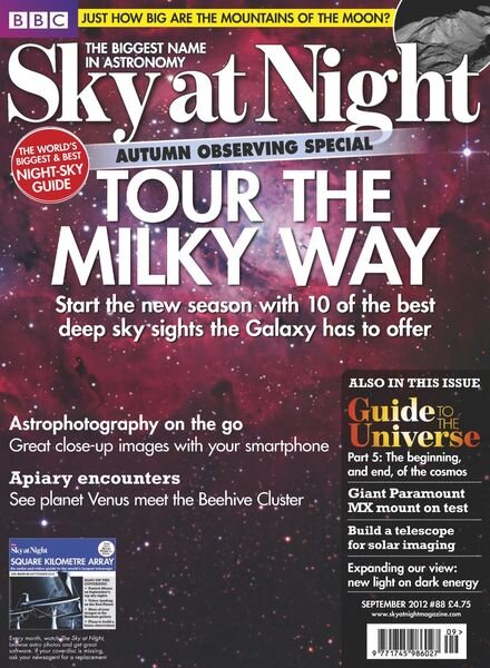 BBC Sky at Night – September 2012 Cover