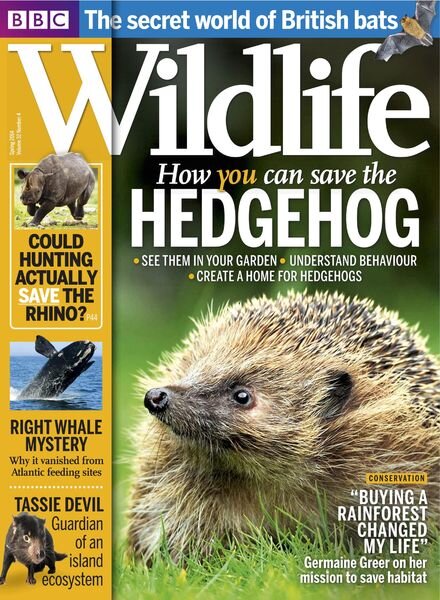 BBC Wildlife – Spring 2014 Cover