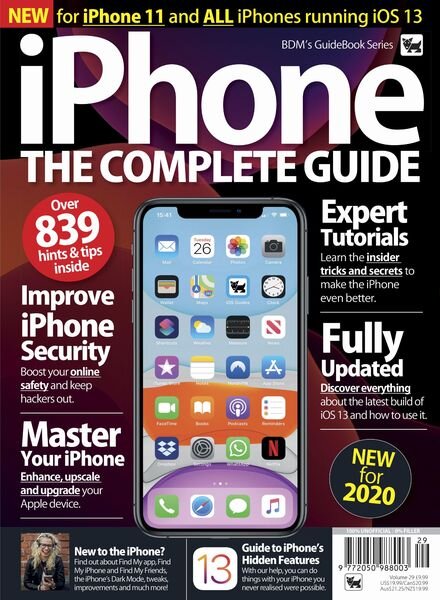 BDM’s GuideBook Series – iPhone The Complete Guide – Volume 29 2019 Cover