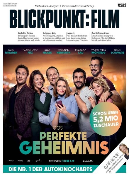 Blickpunkt Film – 1 Juni 2020 Cover