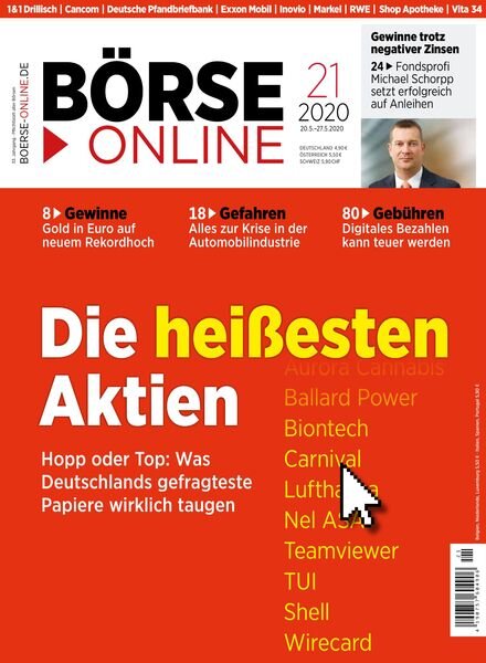 BOrse Online – 20 Mai 2020 Cover