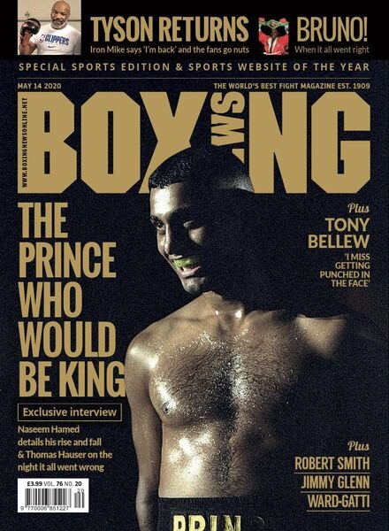 Boxing News – 14 May 2020 Cover