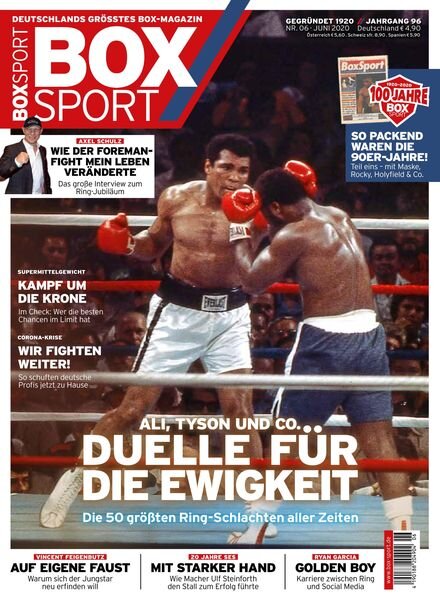 BoxSport – Juni 2020 Cover