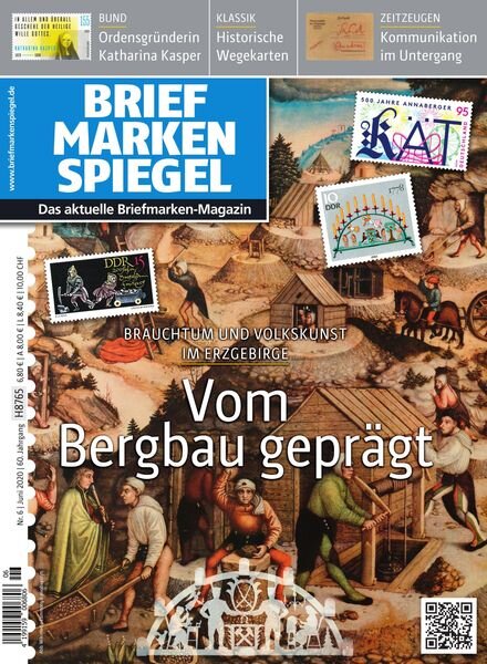 Briefmarken Spiegel – Juni 2020 Cover