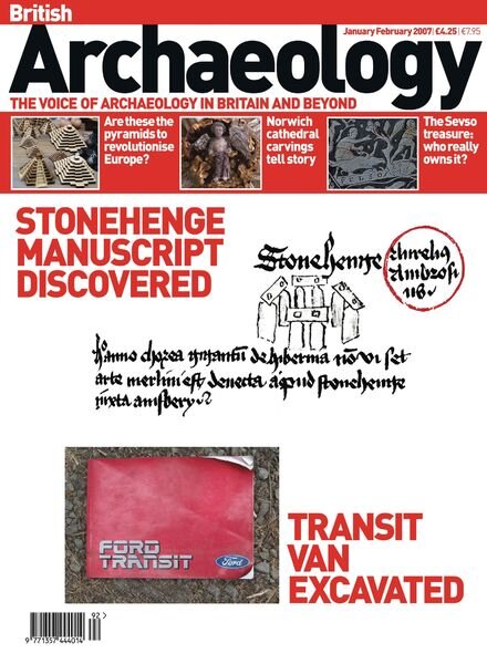 British Archaeology – January-February 2007 Cover