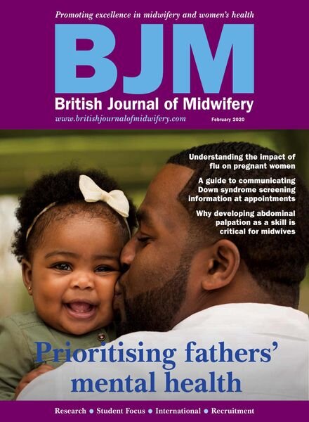British Journal of Midwifery – February 2020 Cover