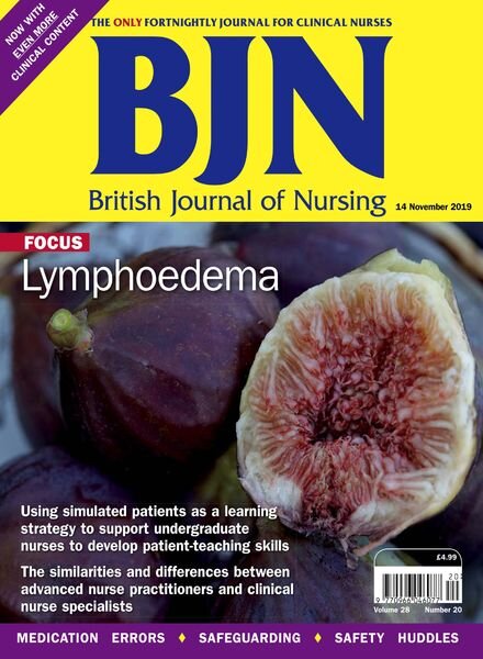 British Journal of Nursing – 14 November 2019 Cover