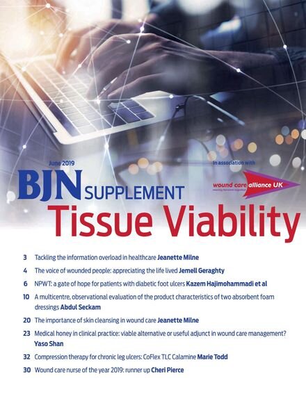 British Journal of Nursing – Tissue Viability July 2019 Cover