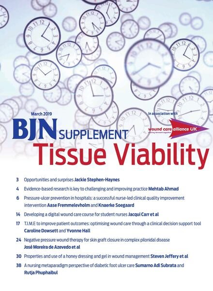British Journal of Nursing – Tissue Viability March 2019 Cover