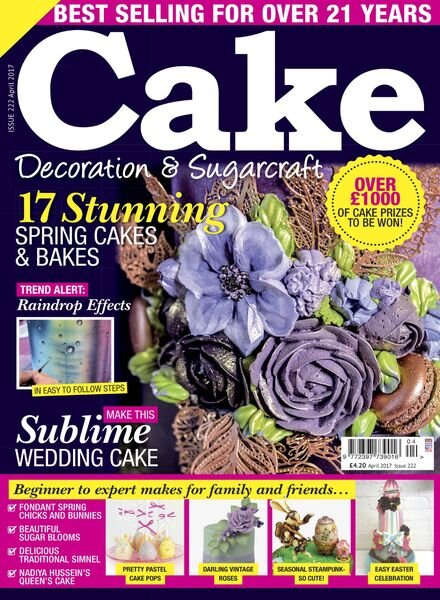 Cake Decoration & Sugarcraft – April 2017 Cover