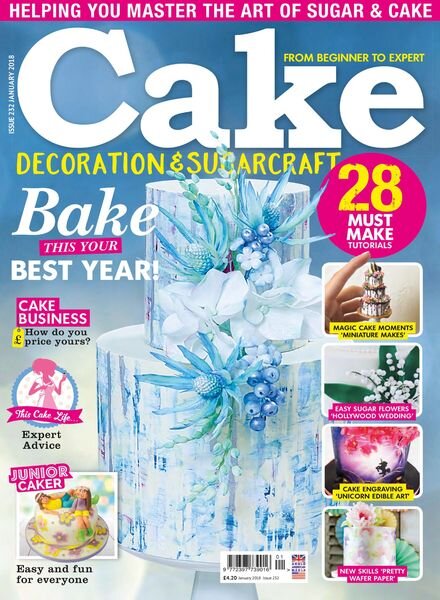 Cake Decoration & Sugarcraft – January 2018 Cover