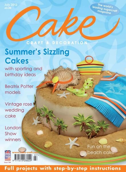 Cake Decoration & Sugarcraft – July 2012 Cover