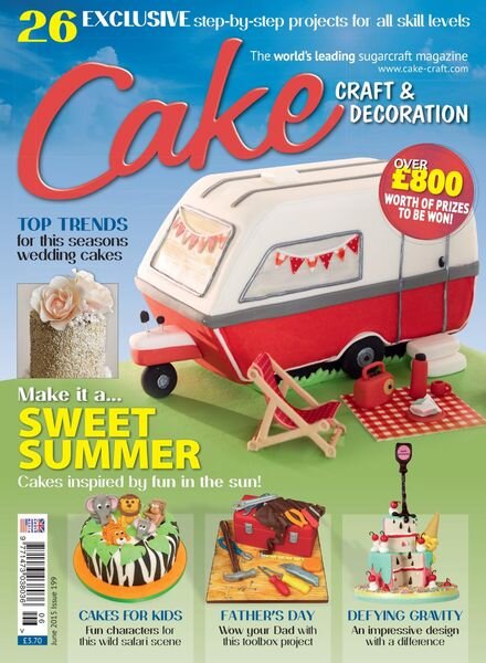 Cake Decoration & Sugarcraft – June 2015 Cover