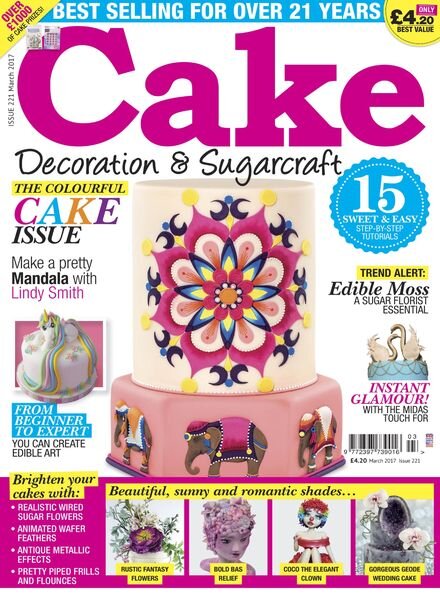 Cake Decoration & Sugarcraft – March 2017 Cover
