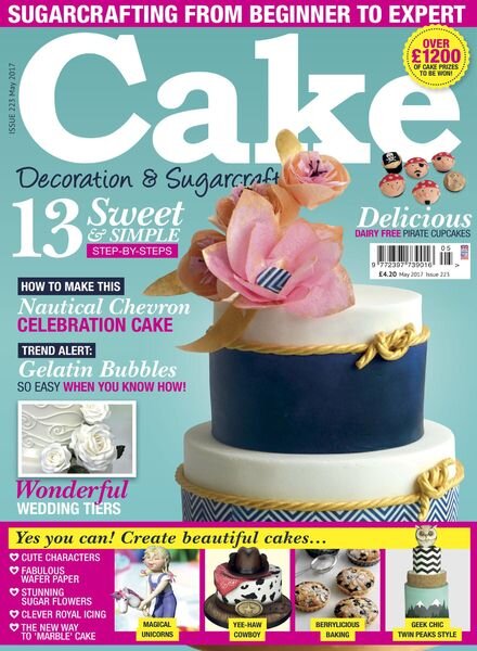 Cake Decoration & Sugarcraft – May 2017 Cover
