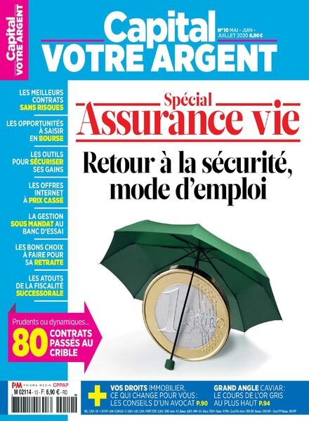 Capital Votre Argent – Mai-Juillet 2020 Cover