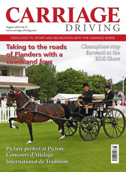 Carriage Driving – August 2016 Cover