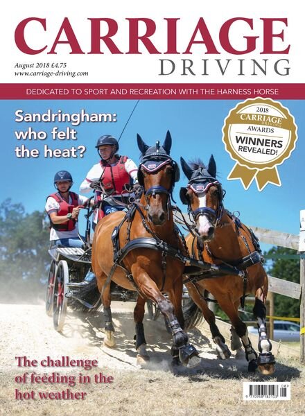 Carriage Driving – August 2018 Cover