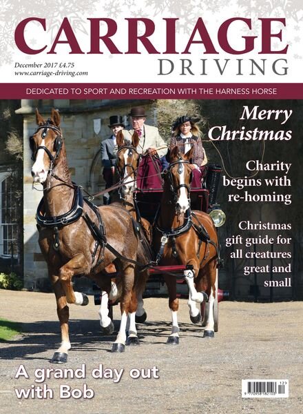 Carriage Driving – December 2017 Cover