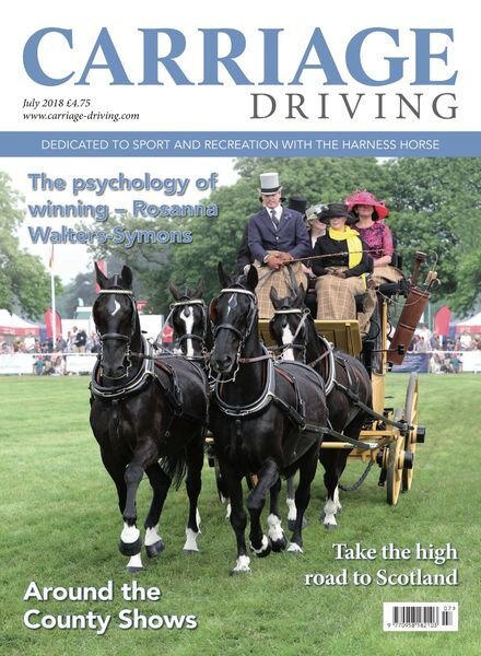 Carriage Driving – July 2018 Cover