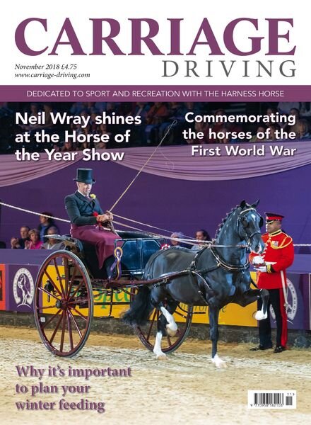 Carriage Driving – November 2018 Cover