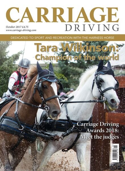 Carriage Driving – October 2017 Cover