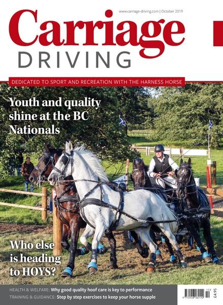 Carriage Driving – October 2019 Cover