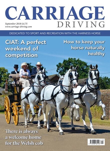 Carriage Driving – September 2018 Cover