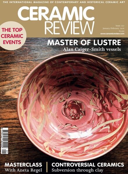 Ceramic Review – January-February 2016 Cover