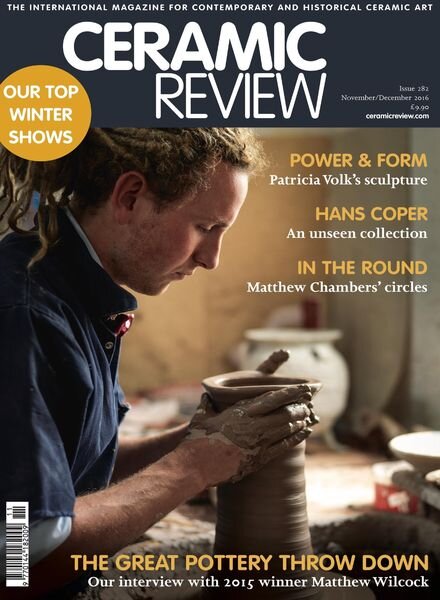Ceramic Review – November-December 2016 Cover